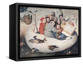 The Concert in the Egg-Hieronymus Bosch-Framed Stretched Canvas