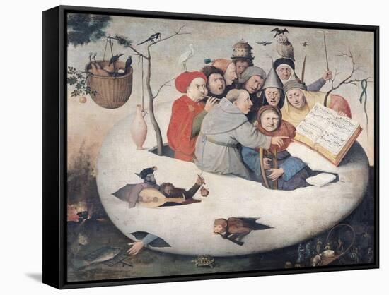 The Concert in the Egg-Hieronymus Bosch-Framed Stretched Canvas