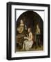 The Concert: Singer and Theorbo Player-Gerard Terborch-Framed Giclee Print