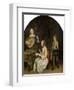 The Concert: Singer and Theorbo Player-Gerard Terborch-Framed Giclee Print