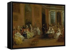 The Concert-Nicolas Lancret-Framed Stretched Canvas