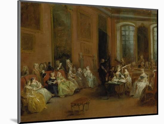 The Concert-Nicolas Lancret-Mounted Giclee Print