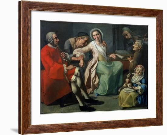 The Concert-Gaspare Traversi-Framed Giclee Print