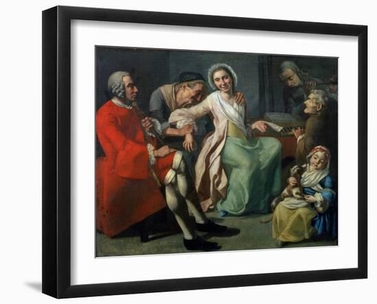 The Concert-Gaspare Traversi-Framed Giclee Print