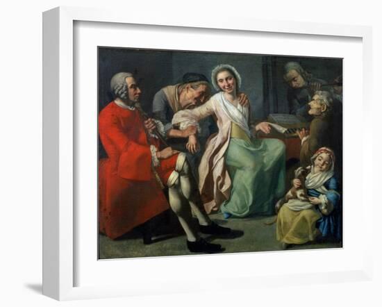 The Concert-Gaspare Traversi-Framed Giclee Print