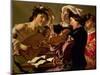 The Concert-Theodore van Baburen-Mounted Giclee Print