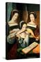 The Concert-Master of Female Half Lengths-Stretched Canvas