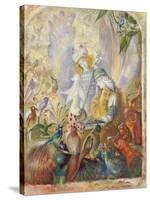 The Concert-John Anster Fitzgerald-Stretched Canvas