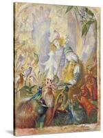 The Concert-John Anster Fitzgerald-Stretched Canvas