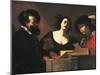 The Concert-Mattia Preti-Mounted Giclee Print