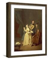 The Concerto or the Family in Concert, 1752-Pietro Longhi-Framed Giclee Print