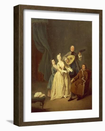 The Concerto or the Family in Concert, 1752-Pietro Longhi-Framed Giclee Print