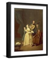 The Concerto or the Family in Concert, 1752-Pietro Longhi-Framed Giclee Print