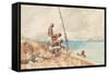 The Conch Divers, 1885-Winslow Homer-Framed Stretched Canvas