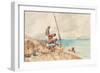 The Conch Divers, 1885-Winslow Homer-Framed Giclee Print