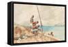 The Conch Divers, 1885-Winslow Homer-Framed Stretched Canvas