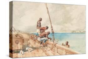The Conch Divers, 1885-Winslow Homer-Stretched Canvas