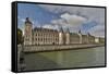 The Conciergerie along the Seine River, Paris, France.-Darrell Gulin-Framed Stretched Canvas