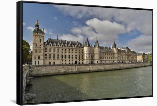 The Conciergerie along the Seine River, Paris, France.-Darrell Gulin-Framed Stretched Canvas