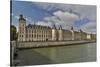 The Conciergerie along the Seine River, Paris, France.-Darrell Gulin-Stretched Canvas