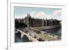 The Conciergerie and the Pont Neuf, Paris, C1900-null-Framed Giclee Print