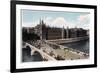 The Conciergerie and the Pont Neuf, Paris, C1900-null-Framed Giclee Print