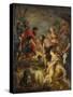 The Conciliation of Esau and Jacob-Peter Paul Rubens-Stretched Canvas
