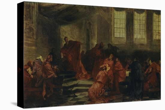 The Conclave, about 1865-Hans Makart-Stretched Canvas