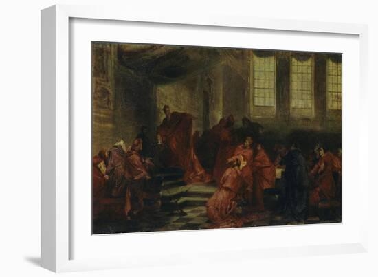 The Conclave, about 1865-Hans Makart-Framed Giclee Print