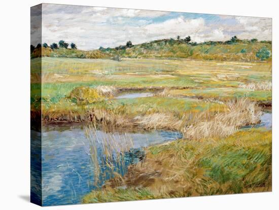 The Concord Meadow, Concord, Massachusetts-Childe Hassam-Stretched Canvas