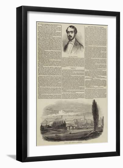The Conde De Montmolin, Son of Don Carlos, and His Claim to the Spanish Throne-null-Framed Giclee Print