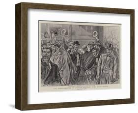 The Condemnation of Captain Dreyfus, What Paris Thinks-Henri Lanos-Framed Giclee Print