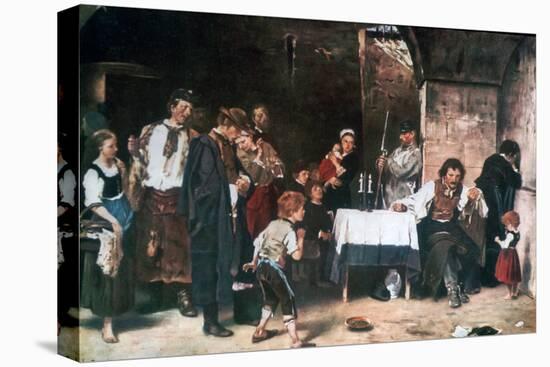 The Condemned Cell, C1864-1900-Mihaly Munkacsy-Stretched Canvas