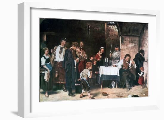 The Condemned Cell, C1864-1900-Mihaly Munkacsy-Framed Giclee Print