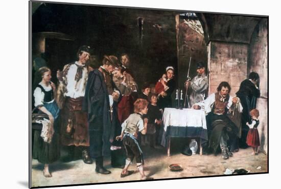 The Condemned Cell, C1864-1900-Mihaly Munkacsy-Mounted Giclee Print