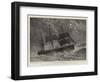 The Condemned Cruiser, H M S Bacchante in a Gale-null-Framed Giclee Print