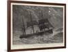 The Condemned Cruiser, H M S Bacchante in a Gale-null-Framed Giclee Print