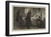 The Condition of Ireland, Mr Forster Visiting a Victim of Captain Moonlight at Tulla, County Clare-Charles Joseph Staniland-Framed Giclee Print