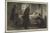 The Condition of Ireland, Mr Forster Visiting a Victim of Captain Moonlight at Tulla, County Clare-Charles Joseph Staniland-Mounted Giclee Print