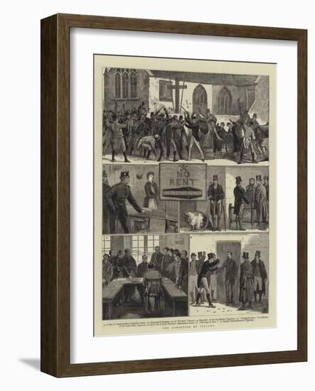 The Condition of Ireland-Joseph Nash-Framed Giclee Print