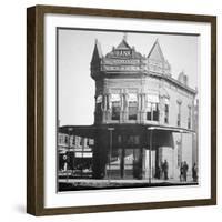 The Condon Bank, Coffeyville, Kansas, 1892-null-Framed Giclee Print