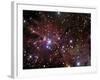 The Cone Nebula and Christmas Tree Cluster-Stocktrek Images-Framed Photographic Print