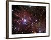 The Cone Nebula and Christmas Tree Cluster-Stocktrek Images-Framed Photographic Print