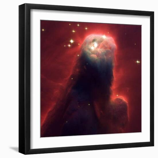 The Cone Nebula, Hubble Space Telescope-null-Framed Photographic Print