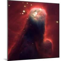 The Cone Nebula, Hubble Space Telescope-null-Mounted Photographic Print