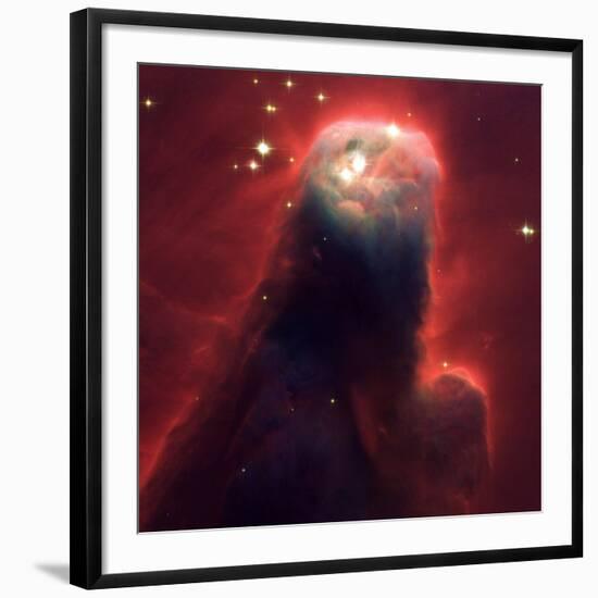 The Cone Nebula, Hubble Space Telescope-null-Framed Photographic Print