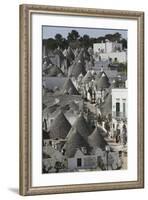 The Cone-Shaped Roofs of Trulli Houses in the Rione Monte District, Alberobello, Apulia, Italy-Stuart Forster-Framed Photographic Print