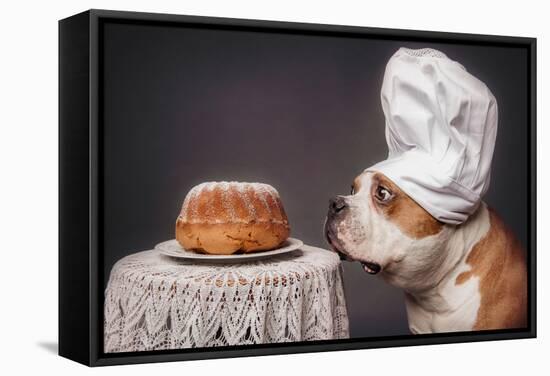 The Confectioner and His Masterpiece-Heike Willers-Framed Stretched Canvas