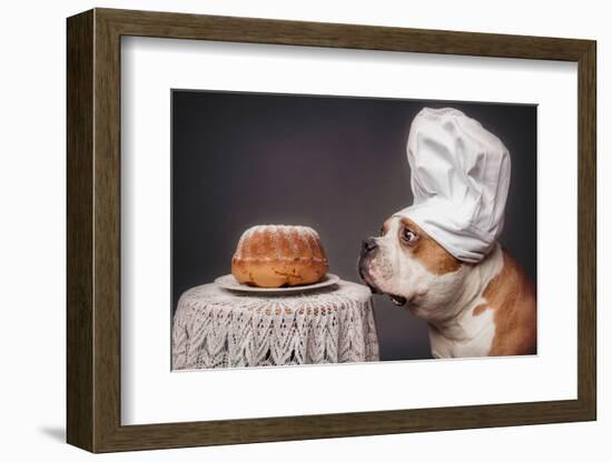 The Confectioner and His Masterpiece-Heike Willers-Framed Photographic Print