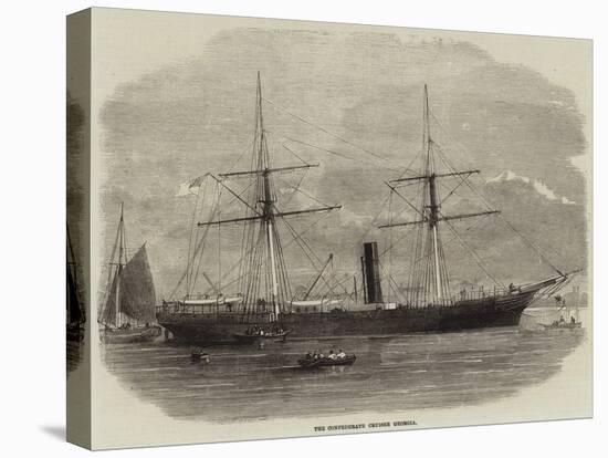 The Confederate Cruiser Georgia-null-Stretched Canvas